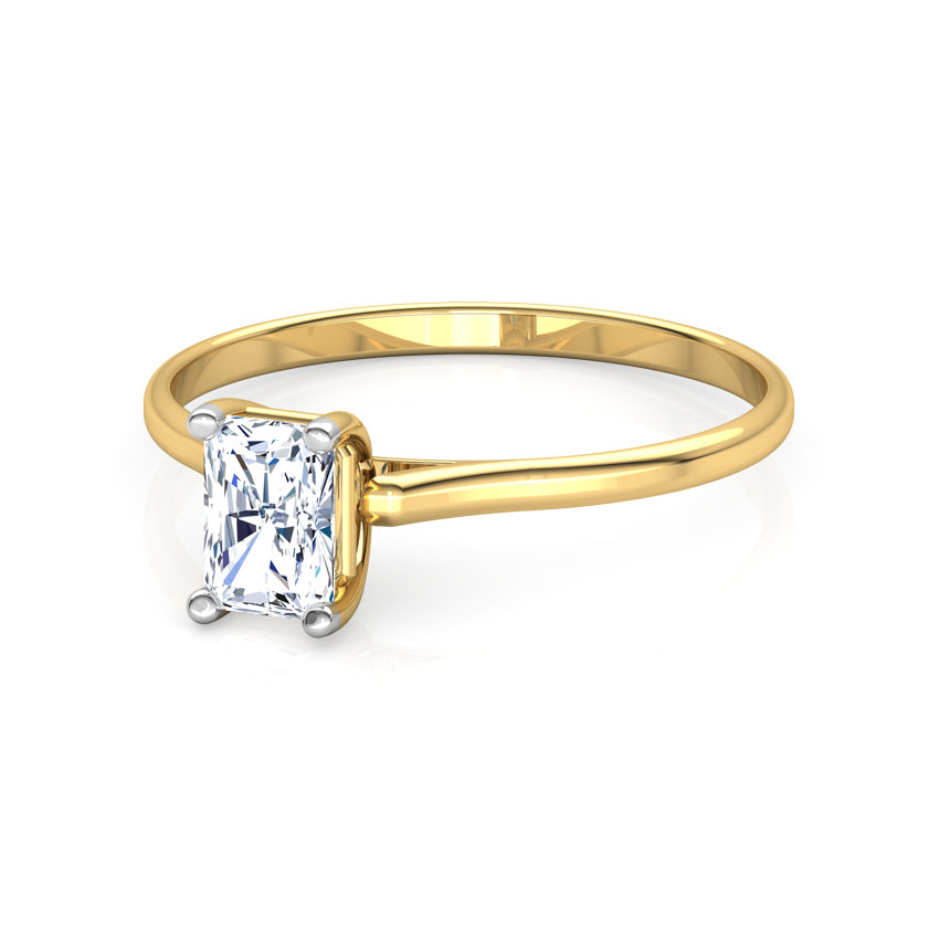Charm Radiant Solitaire Ring