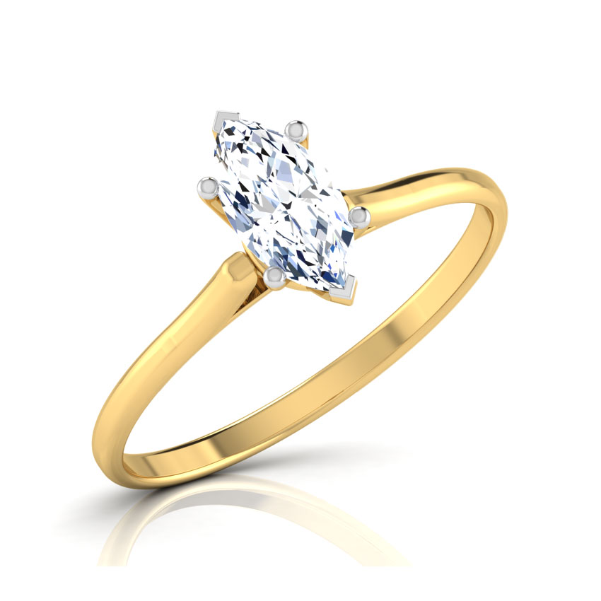 Zeal  Marquise Solitaire Ring