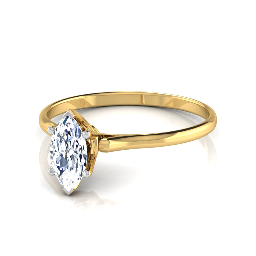 Zeal  Marquise Solitaire Ring