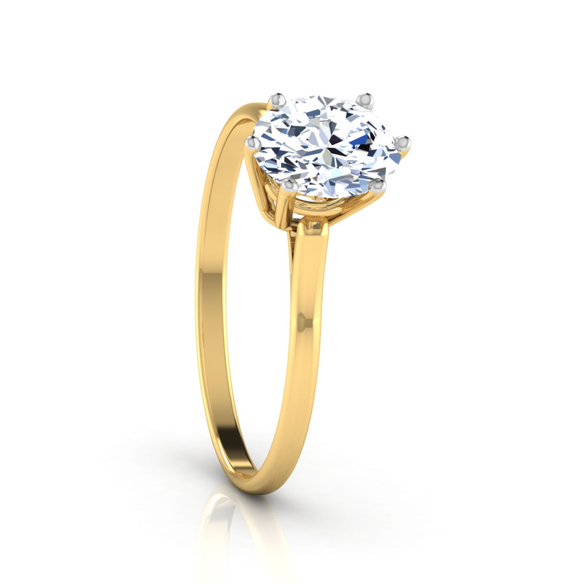 Zeal Oval Solitaire Ring Zeal Oval Solitaire Ring