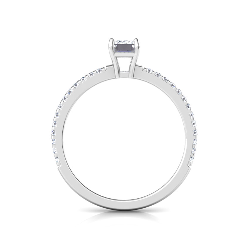 Classic Emerald Solitaire Ring Classic Emerald Solitaire Ring