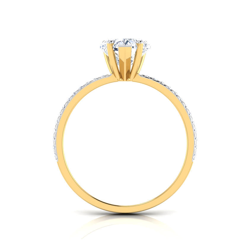 Zest Heart Solitaire Ring