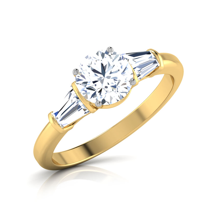 Gleem Baguette Solitaire Ring