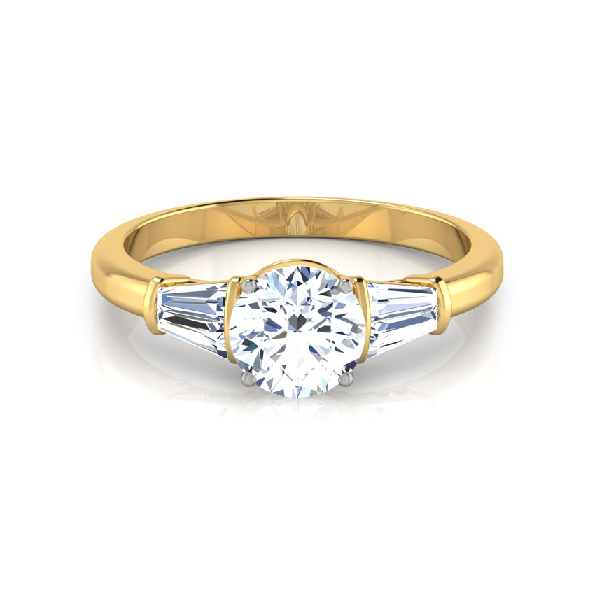 Gleem Baguette Solitaire Ring Gleem Baguette Solitaire Ring