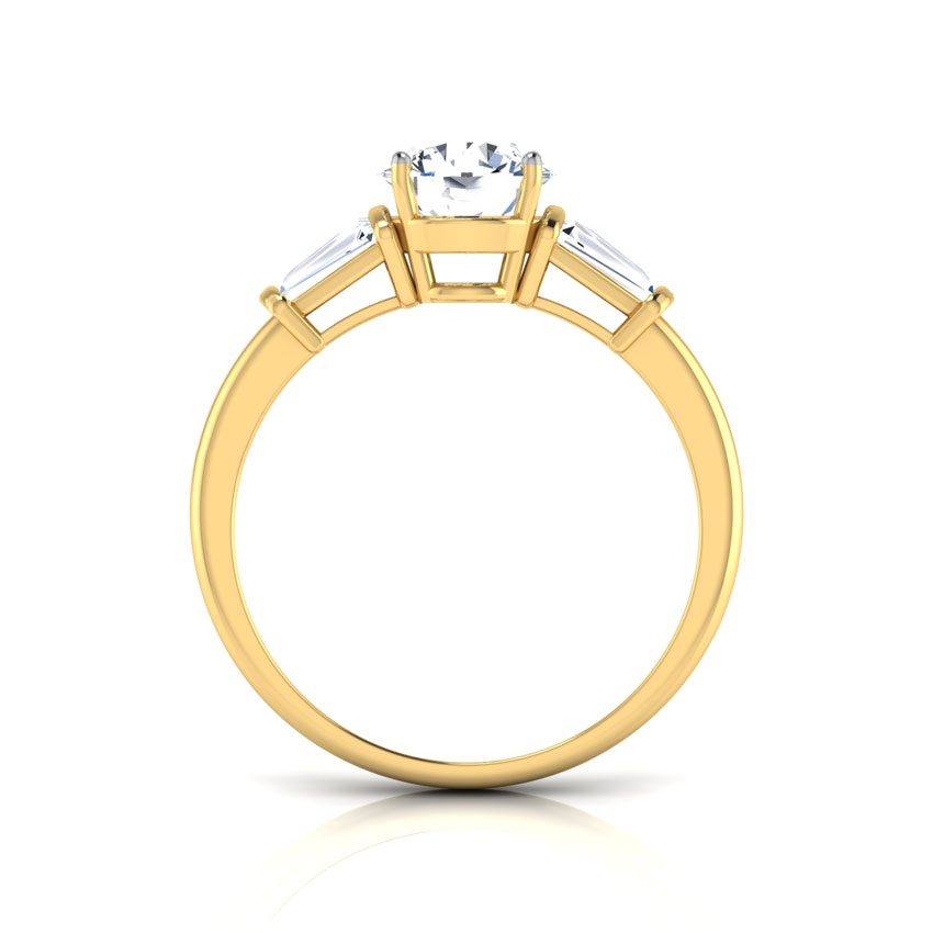 Gleem Baguette Solitaire Ring Gleem Baguette Solitaire Ring