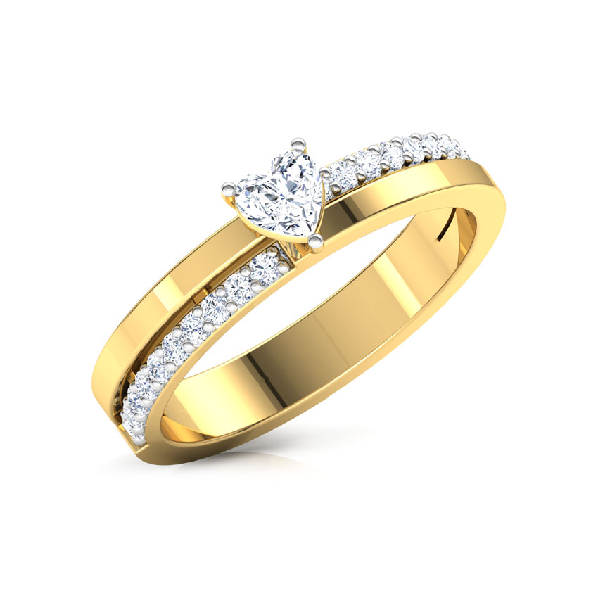 Habibah Heart Solitaire Ring