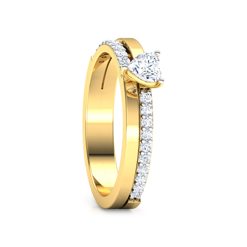 Habibah Heart Solitaire Ring