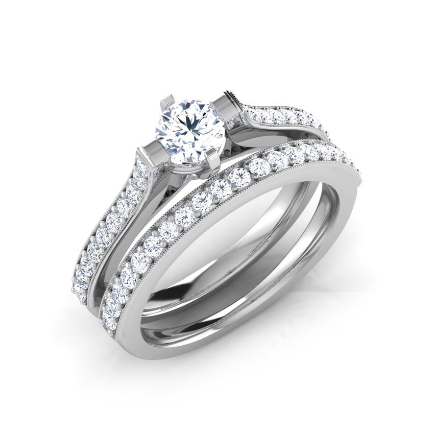 Sparks Solitaire Bridal Ring Set Sparks Solitaire Bridal Ring Set