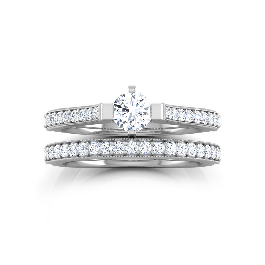 Sparks Solitaire Bridal Ring Set Sparks Solitaire Bridal Ring Set