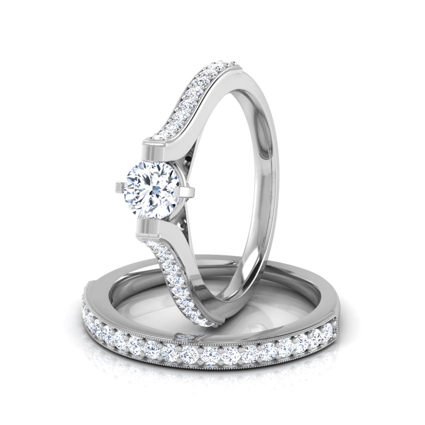 Sparks Solitaire Bridal Ring Set Sparks Solitaire Bridal Ring Set