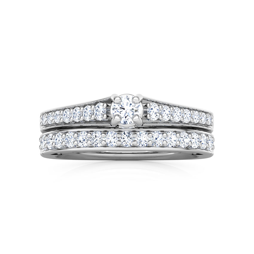 Sparkle Solitaire Bridal Ring Set Sparkle Solitaire Bridal Ring Set