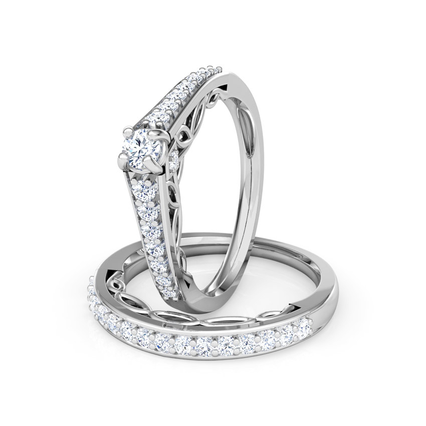 Sparkle Solitaire Bridal Ring Set Sparkle Solitaire Bridal Ring Set