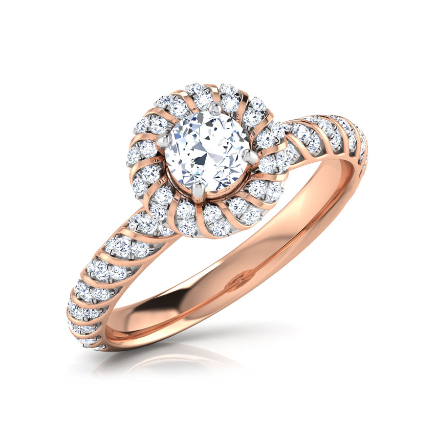 Ena Ablaze Solitaire Ring