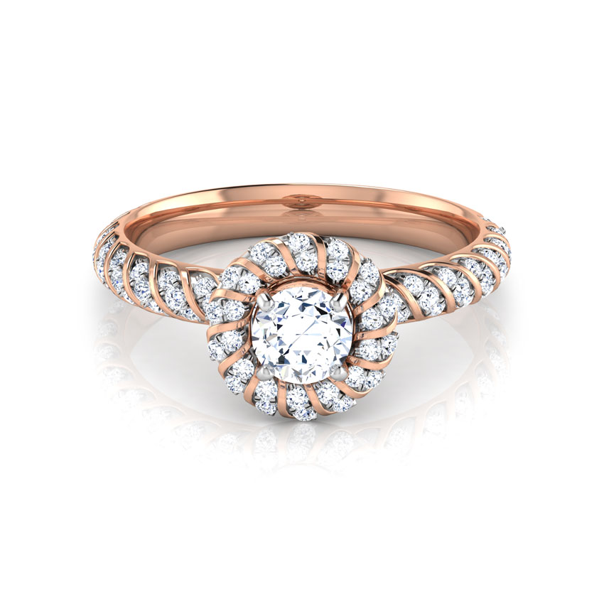 Ena Ablaze Solitaire Ring