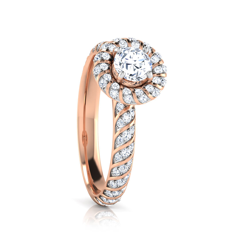 Ena Ablaze Solitaire Ring