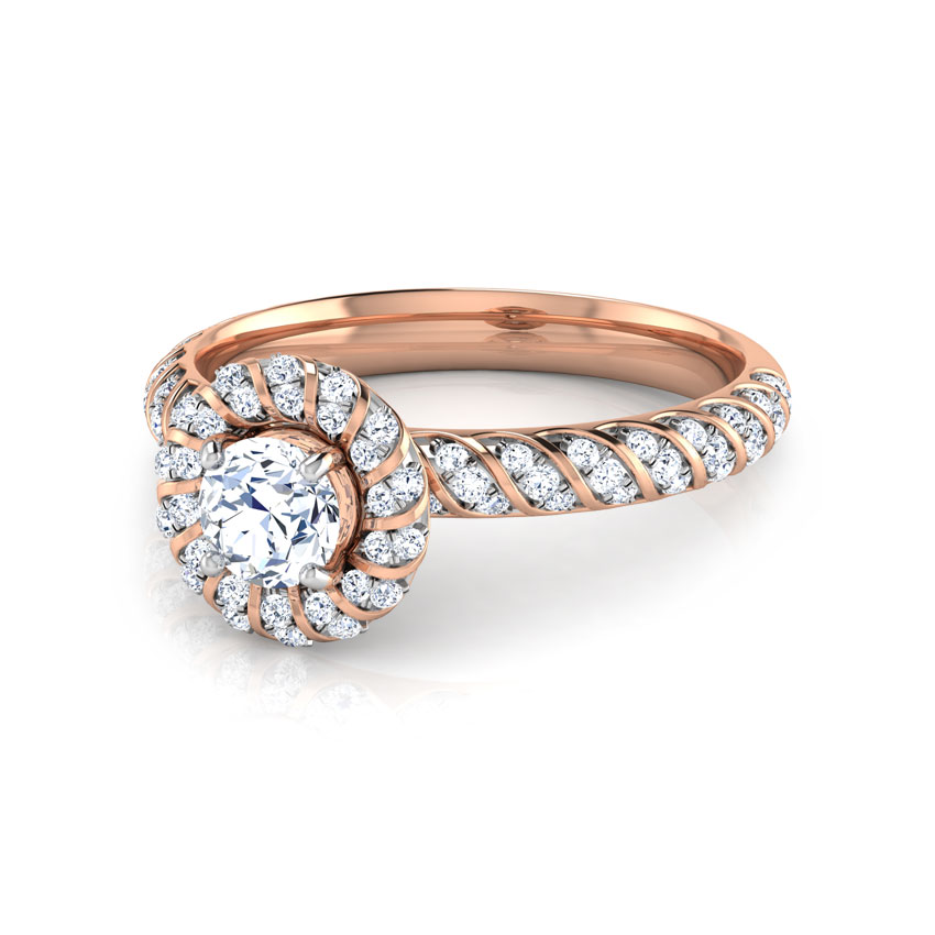 Ena Ablaze Solitaire Ring