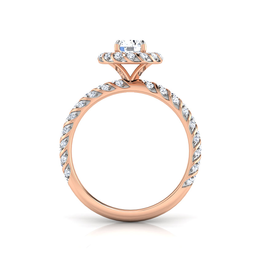 Ena Ablaze Solitaire Ring