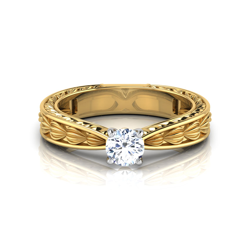 Zora Gold Solitaire Ring