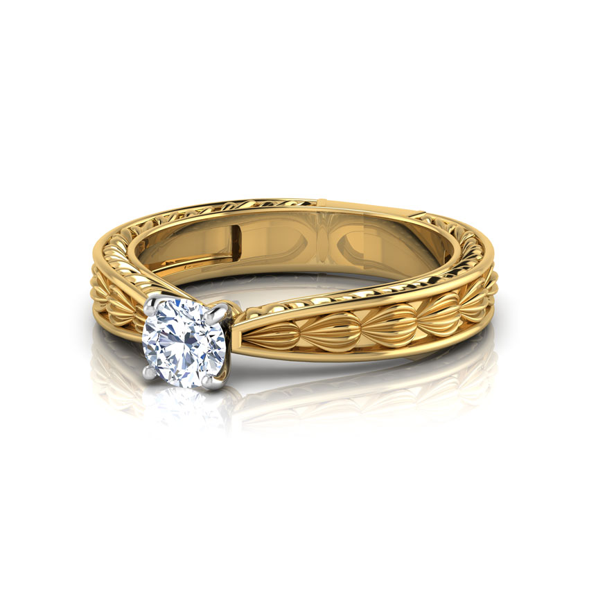Zora Gold Solitaire Ring