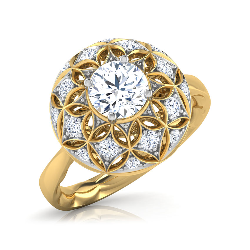 The Taj Aura Solitaire Ring