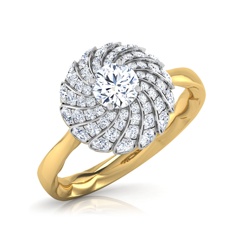 The Taj Ecstasy Solitaire Ring