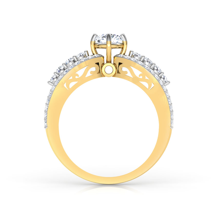 Isabella Scroll Solitaire Ring Isabella Scroll Solitaire Ring