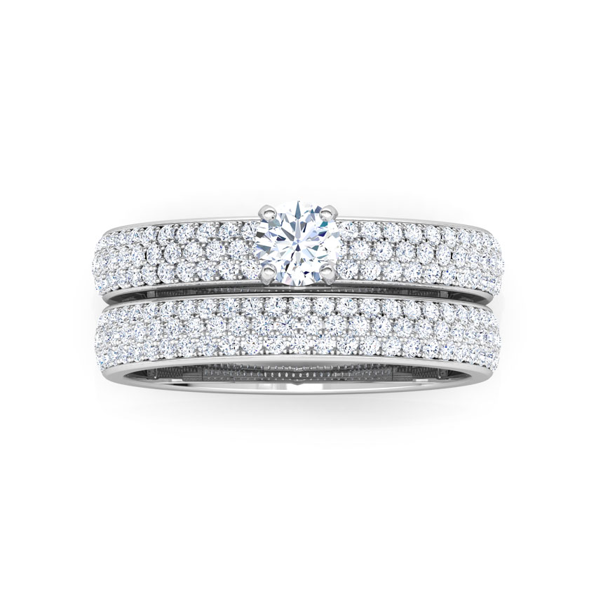 Gleam Solitaire Bridal Ring Set Gleam Solitaire Bridal Ring Set