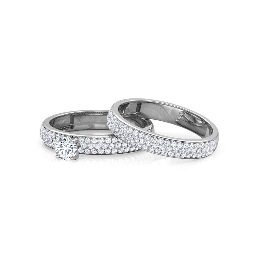 Gleam Solitaire Bridal Ring Set Gleam Solitaire Bridal Ring Set