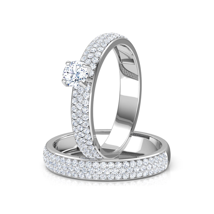 Gleam Solitaire Bridal Ring Set Gleam Solitaire Bridal Ring Set
