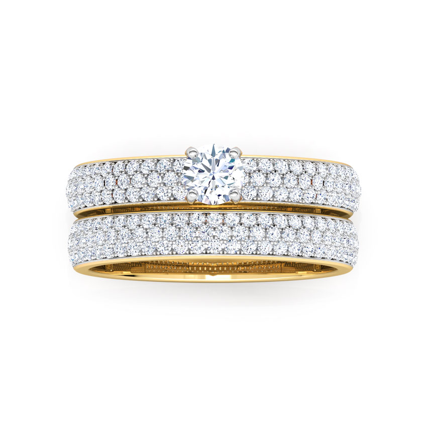 Gleam Solitaire Bridal Ring Set