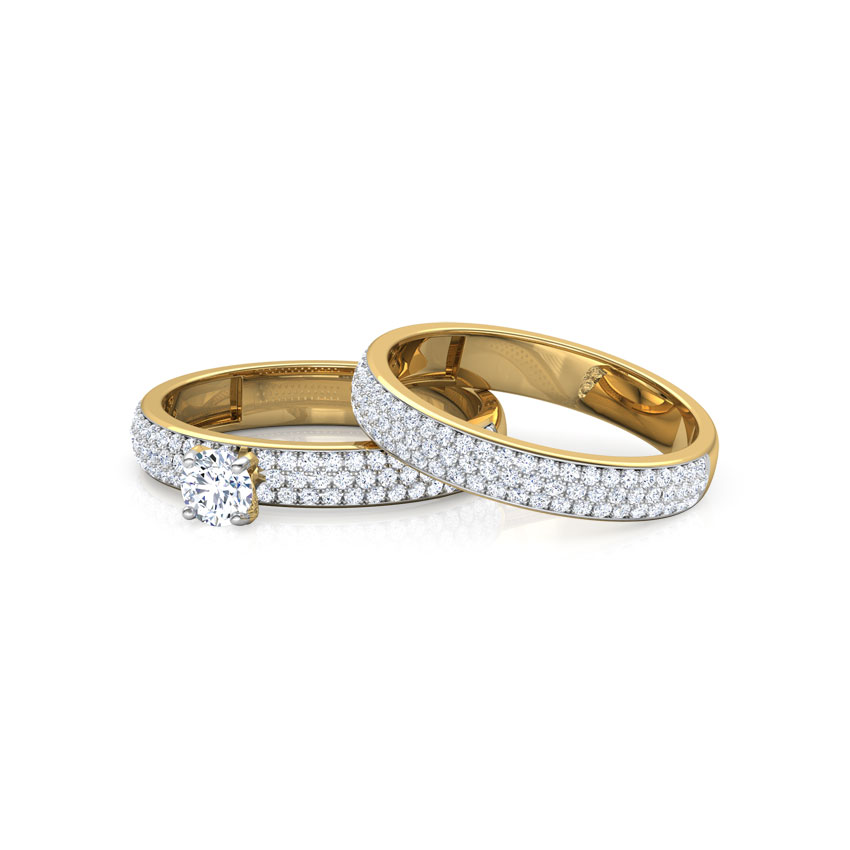 Gleam Solitaire Bridal Ring Set