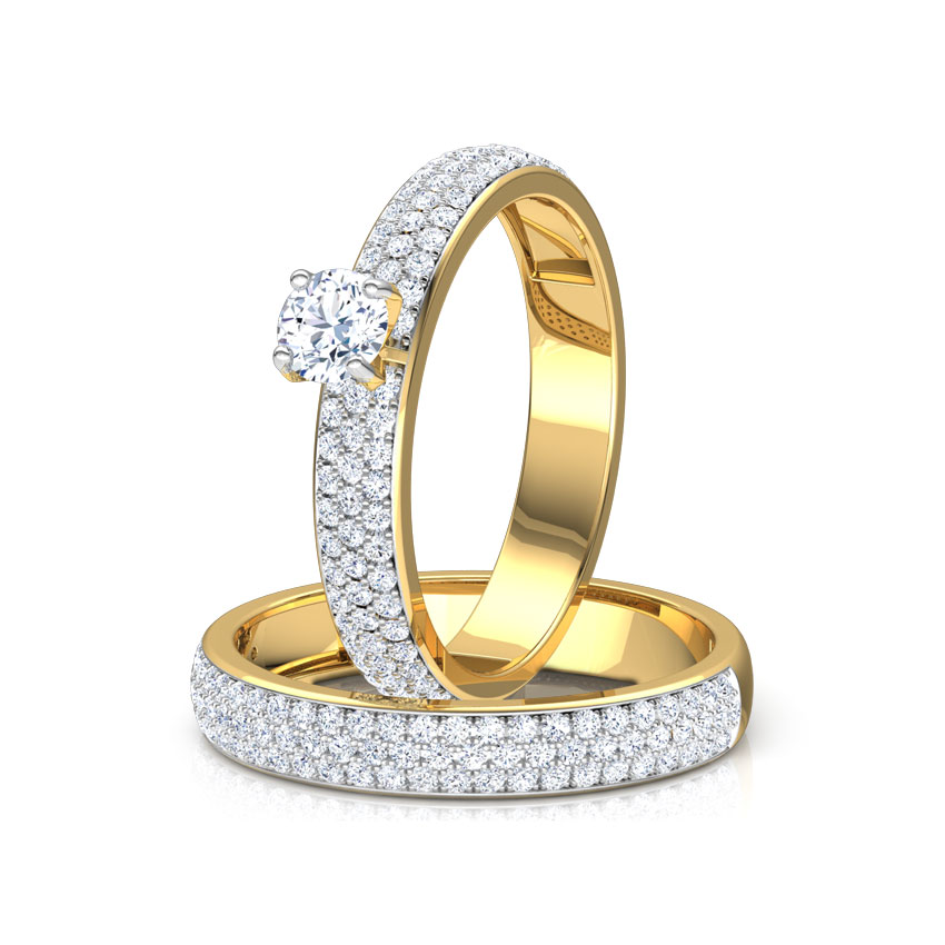 Gleam Solitaire Bridal Ring Set