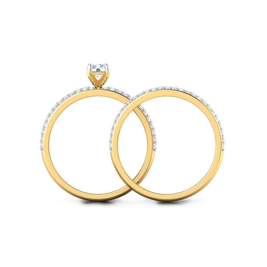 Gleam Solitaire Bridal Ring Set