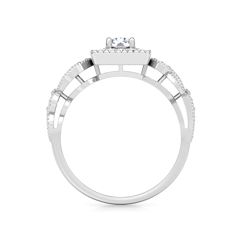 Daisy Filigree Solitaire Ring