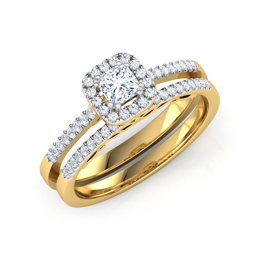 Luminous Solitaire Bridal Ring Set