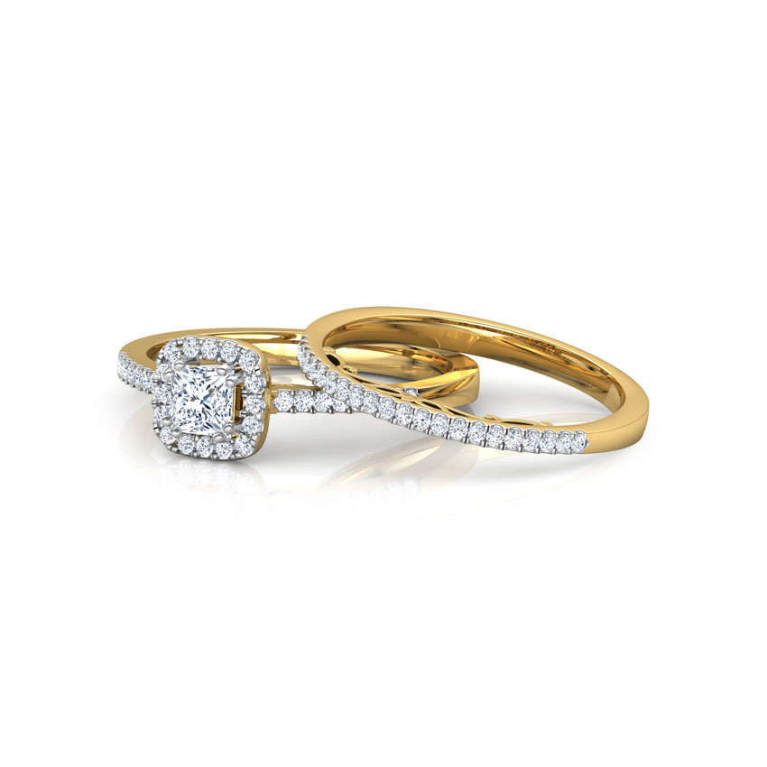 Luminous Solitaire Bridal Ring Set Luminous Solitaire Bridal Ring Set