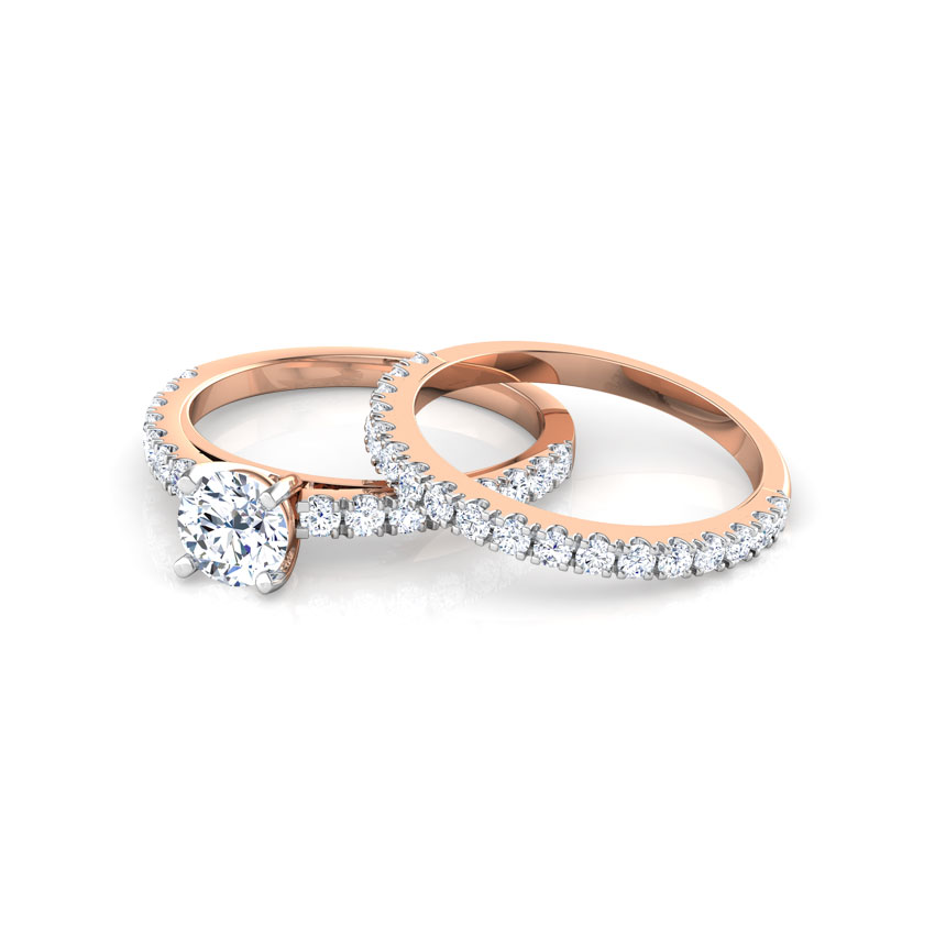 Brilliant Solitaire Bridal Ring Set