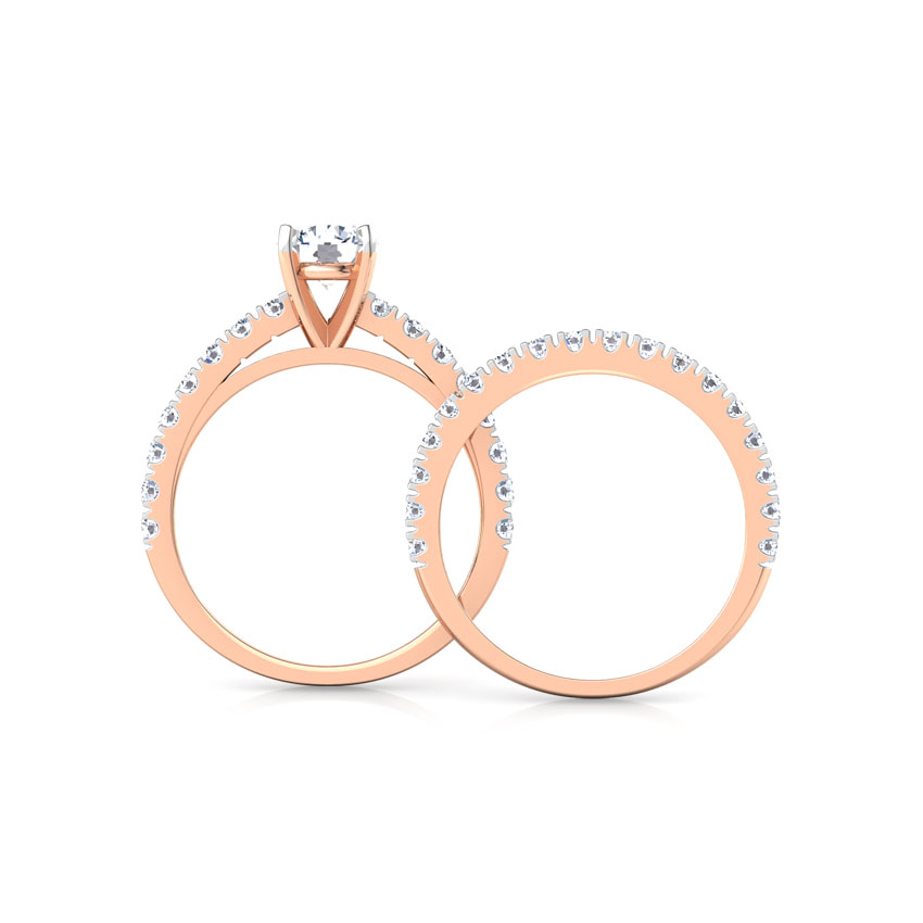 Brilliant Solitaire Bridal Ring Set