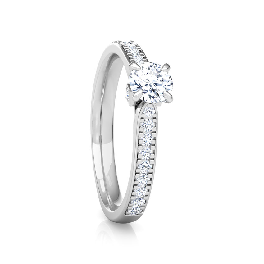 Inaya Hearts & Arrows Solitaire Ring Inaya Hearts & Arrows Solitaire Ring
