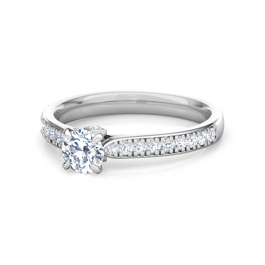 Inaya Hearts & Arrows Solitaire Ring Inaya Hearts & Arrows Solitaire Ring