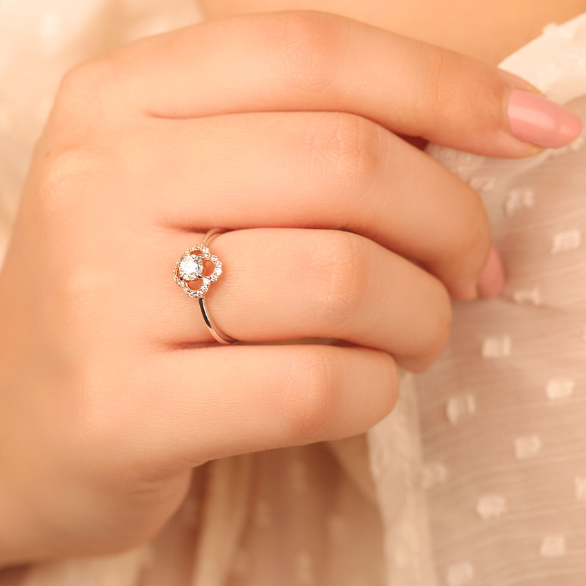 Sara Hearts & Arrows Solitaire Ring Sara Hearts & Arrows Solitaire Ring