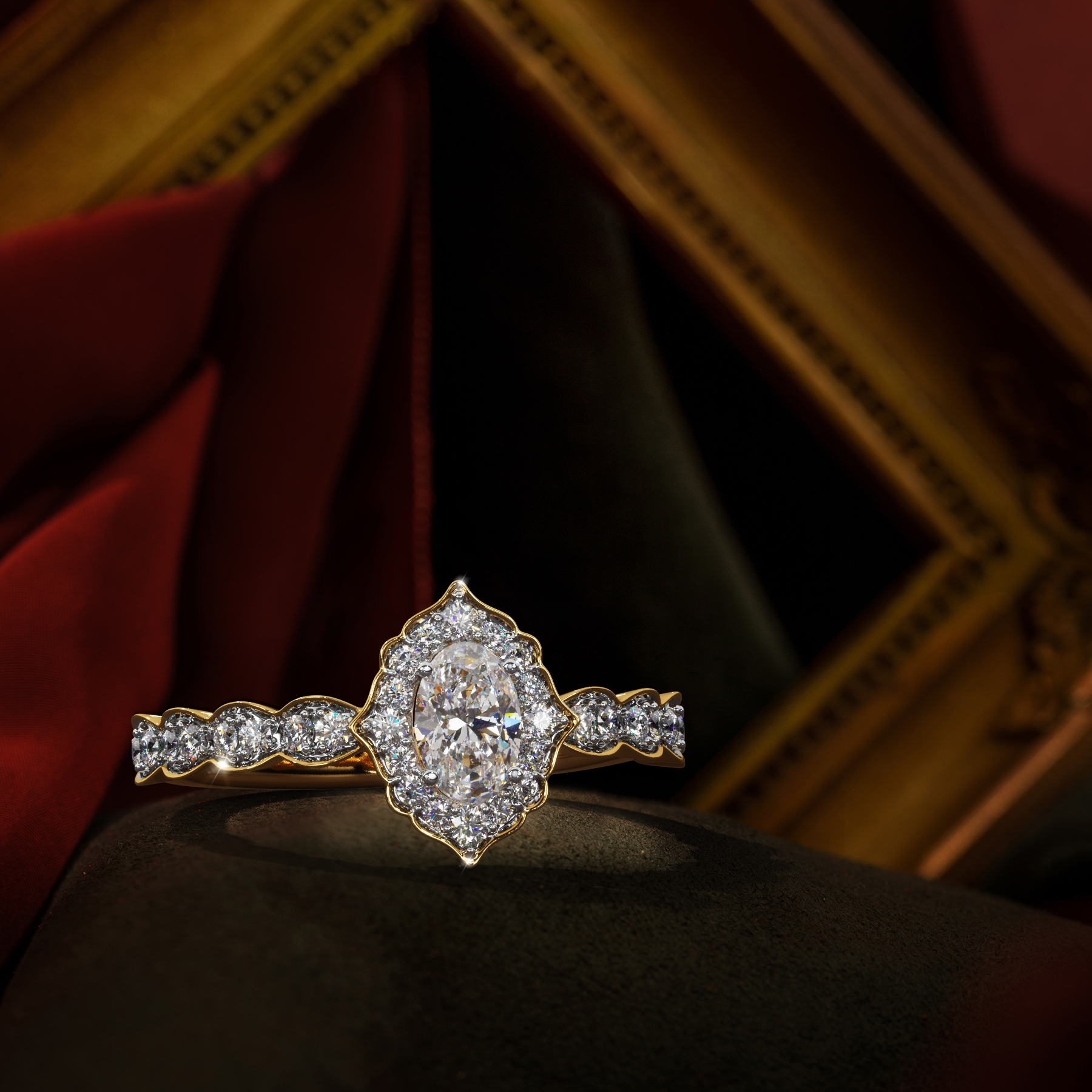 Solitaire Rings 18 Karat Yellow Gold Victoria Solitaire Ring