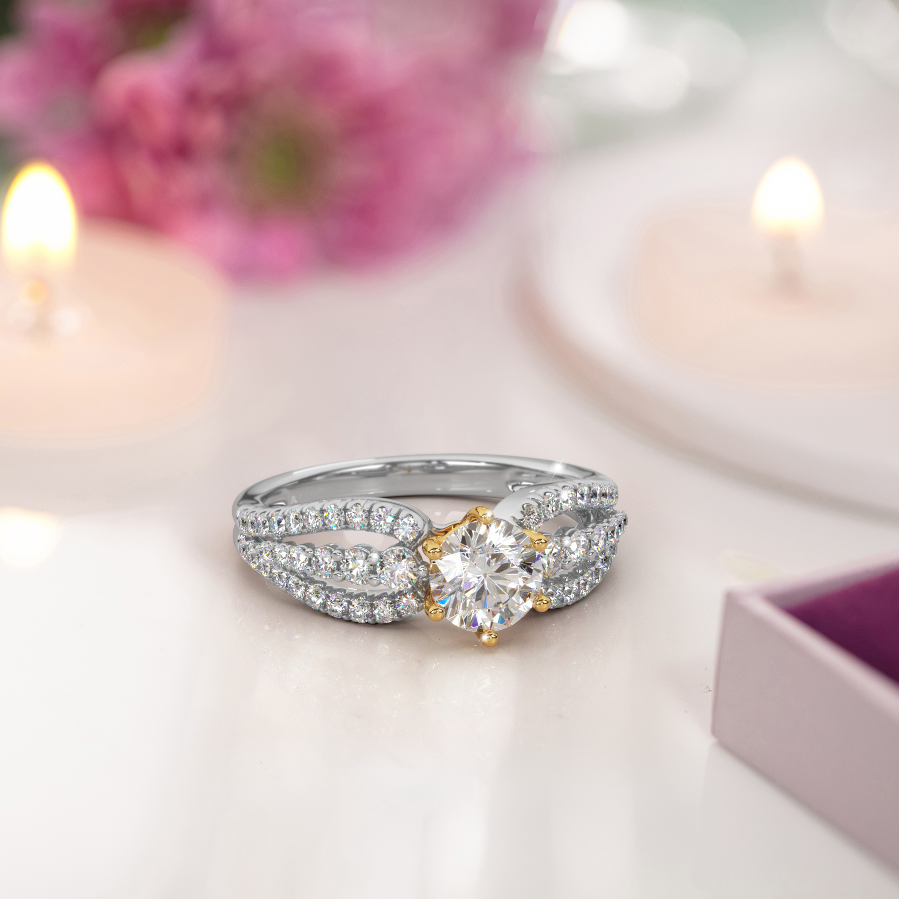 Empress Solitaire Ring