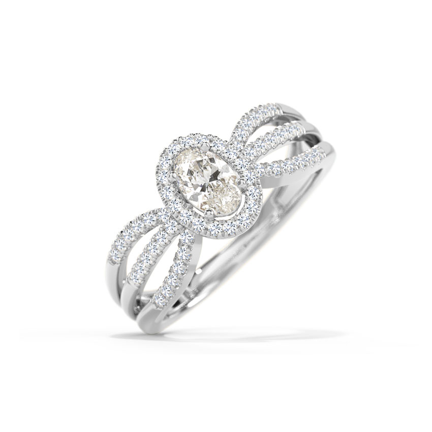 Laisey Solitaire Ring | Stylish Diamond Ring For Women | CaratLane