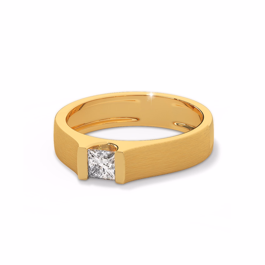 Solitaire Rings 14 Karat Yellow Gold Sezz Diamond Solitaire Ring