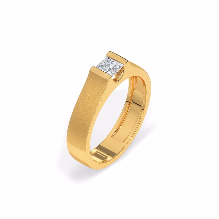 Solitaire Rings 14 Karat Yellow Gold Sezz Diamond Solitaire Ring