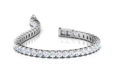 Ethereal Solitaire Tennis Bracelet