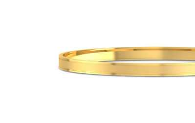 Gold Strap Bangle