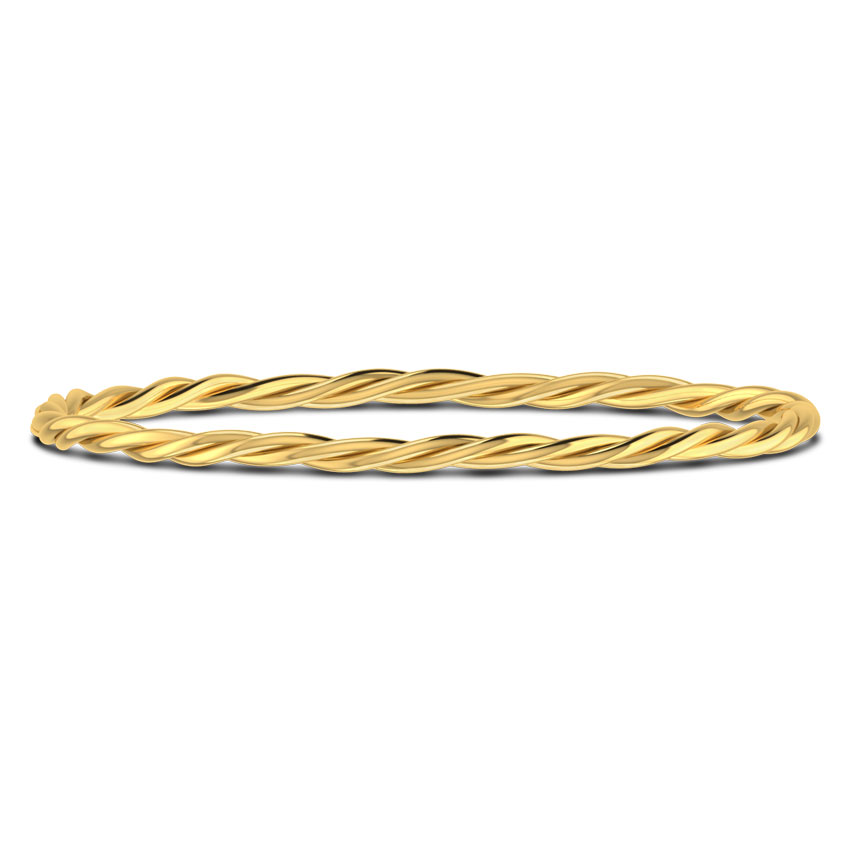 Gold Twist Bangle
