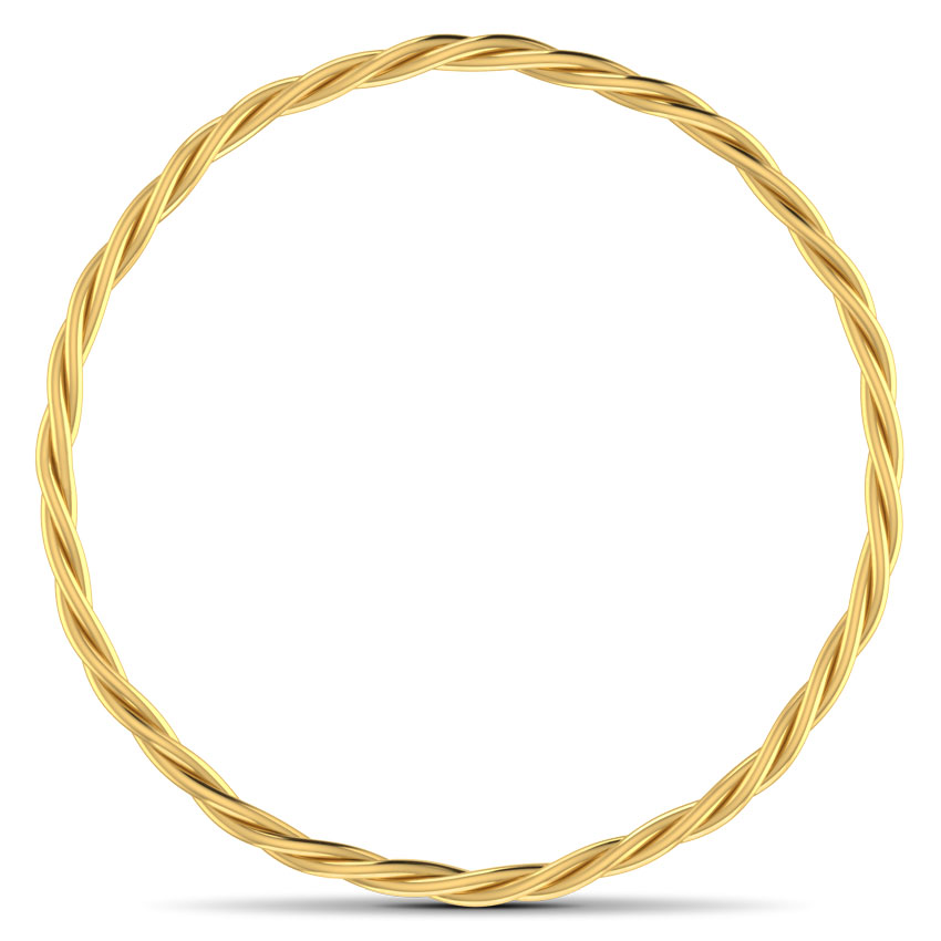 Gold Twist Bangle